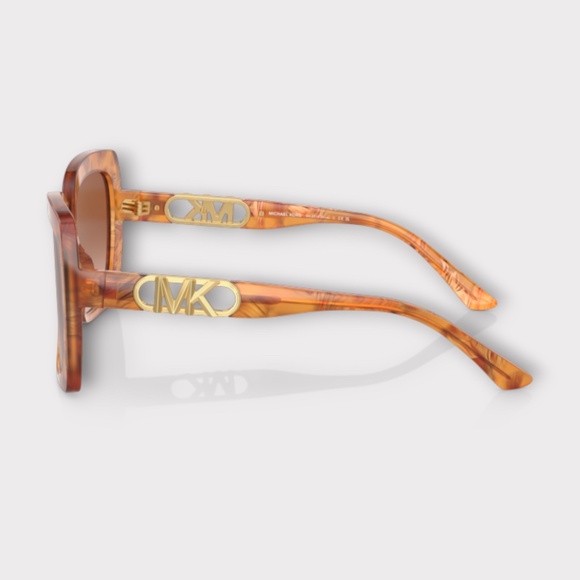 Michael Kors MK2213 Womens Sunglasses, Amber Frame, Lt Brown Gradient Lens. 57mm - Picture 4 of 6